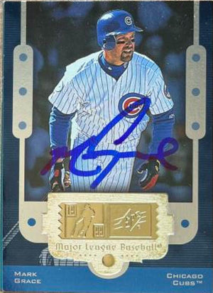 Mark Grace Signed 1999 SPx Baseball Card - Chicago Cubs #28