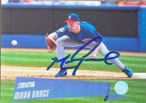 Mark Grace Signed 2000 Stadium Club Baseball Card - Chicago Cubs #3