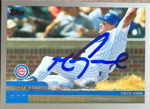 Mark Grace Signed 2000 Topps Baseball Card - Chicago Cubs #30