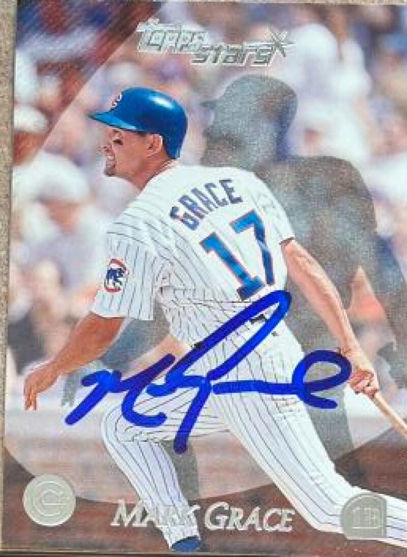 Mark Grace Signed 2000 Topps Stars Baseball Card - Chicago Cubs #29