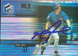 Mark Grace Signed 2000 Upper Deck HoloGrFX Baseball Card - Chicago Cubs #23
