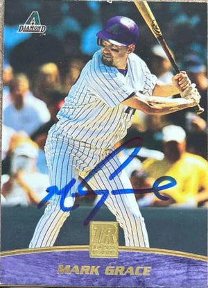Mark Grace Signed 2001 Topps Reserve Baseball Card - Arizona Diamondbacks