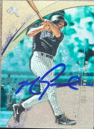 Mark Grace Signed 2002 Fleer E-X Baseball Card - Arizona Diamondbacks #32