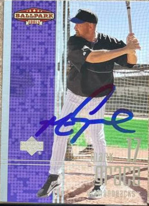 Mark Grace Signed 2002 Upper Deck Ballpark Idols Baseball Card - Arizona Diamondbacks #133