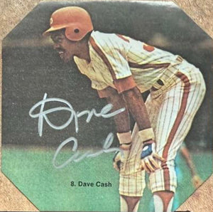 Dave Cash Signed 1976 Sportstix Stickers - Philadelphia Phillies