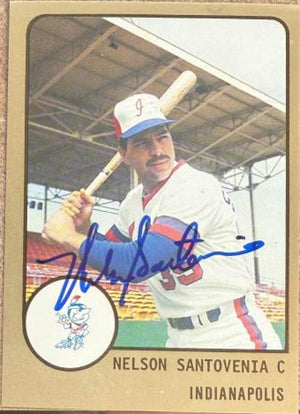 Nelson Santovenia Signed 1988 ProCards Baseball Card - Indianapolis Indians #500