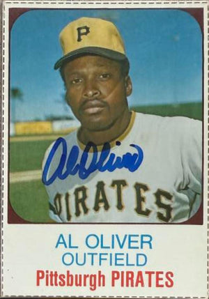 Al Oliver Autographed 1975 Hostess Baseball Card - Pittsburgh Pirates #81 SP
