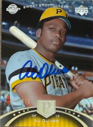 Al Oliver Autographed 2007 Upper Deck Sweet Spot Classic Baseball Card - Pittsburgh Pirates #69 SN575