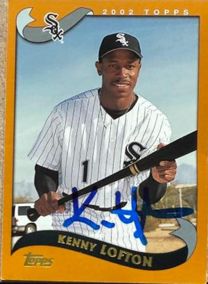 Kenny Lofton Autographed 2002 Topps Baseball Card - Chicago White Sox