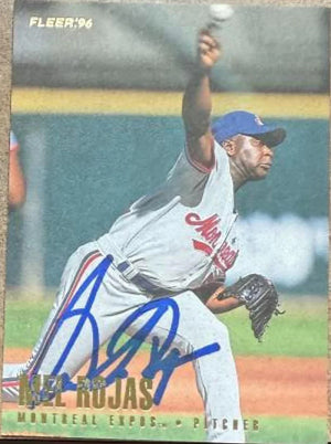 Mel Rojas Signed 1996 Fleer Baseball Card - Montreal Expos