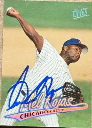 Mel Rojas Signed 1997 Fleer Ultra Baseball Card - Chicago Cubs
