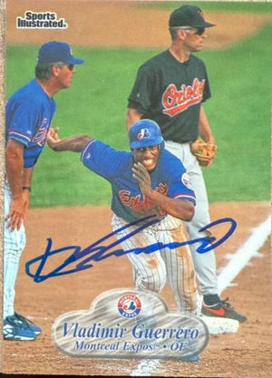 Vladimir Guerrero Signed 1998 Sports Illustrated Baseball Card - Montreal Expos #53