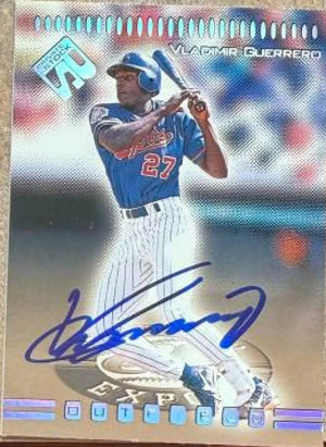 Vladimir Guerrero Signed 1999 Pacific Private Stock Baseball Card - Montreal Expos #33