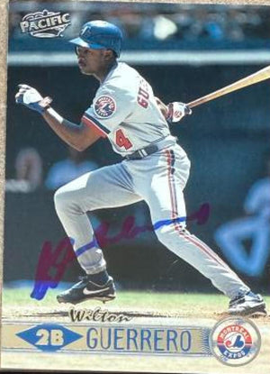 Wilton Guerrero Signed 1999 Pacific Baseball Card - Montreal Expos #264