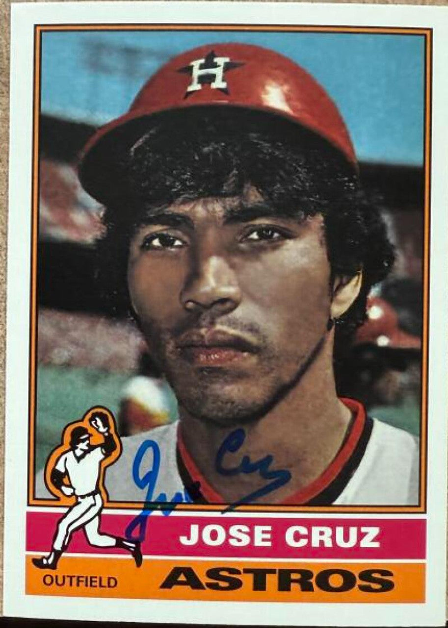 Jose Cruz Autographed 2016 Topps Archives Baseball Card - Houston Astros