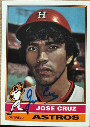 Jose Cruz Autographed 2016 Topps Archives Baseball Card - Houston Astros