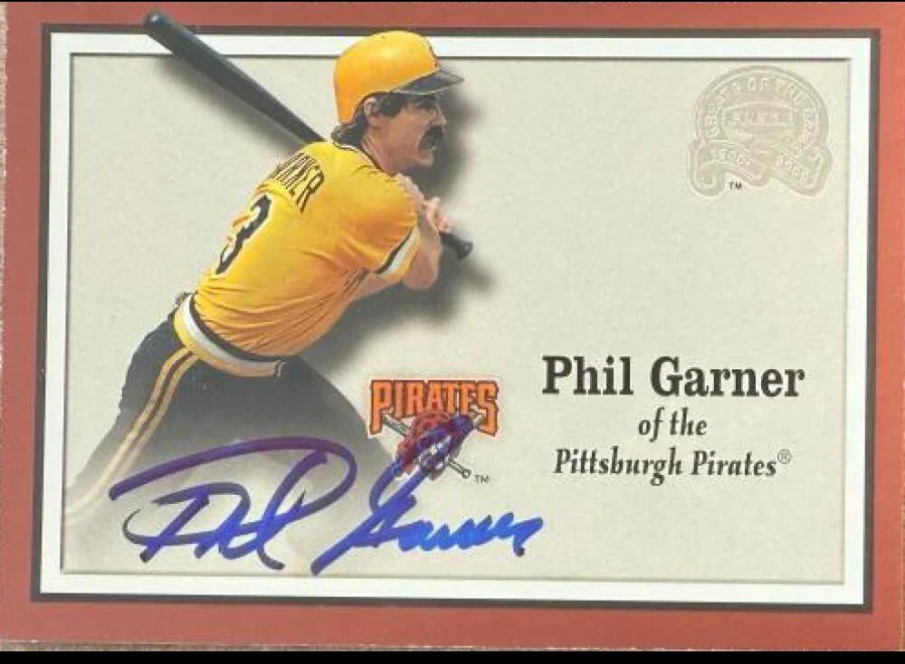 Phil Garner Autographed 2000 Fleer Greats of the Game Baseball Card - PIttsburgh Pirates #14