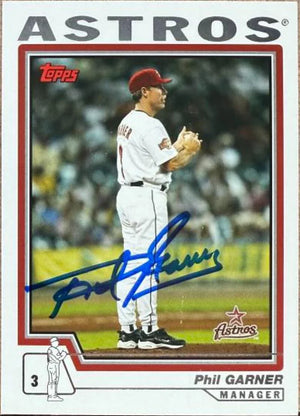 Phil Garner Autographed 2004 Topps Traded & Rookies Baseball Card - Houston Astros #T70