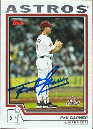 フィル・ガーナー直筆サイン入り 2004 Topps トレード＆ルーキーズ ベースボールカード - ヒューストン・アストロズ #T70