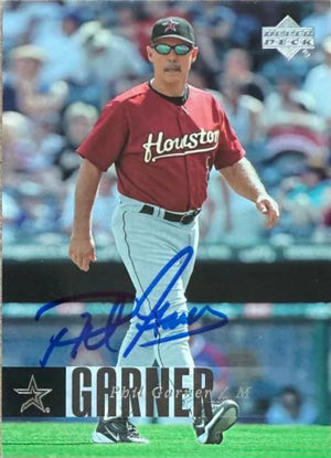 Phil Garner Autographed 2006 Upper Deck Baseball Card - Houston Astros #1085
