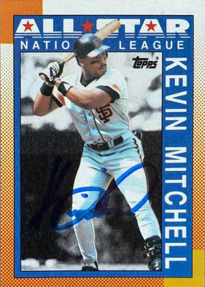 Kevin Mitchell Signed 1990 Topps Baseball Card - San Francisco Giants #401
