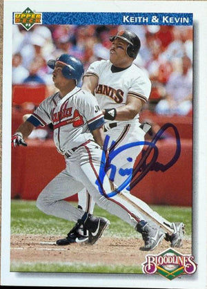 Kevin Mitchell Signed 1992 Upper Deck Baseball Card - San Francisco Giants #80