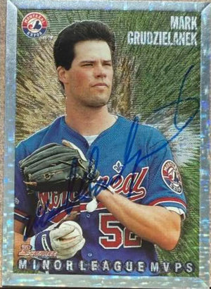 Mark Grudzielanek Signed 1995 Bowman Baseball Card - Montreal Expos #224