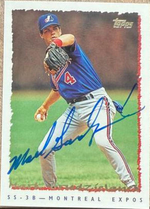 Mark Grudzielanek Signed 1995 Topps Traded & Rookies Baseball Card - Montreal Expos #73T RC