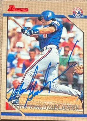 Mark Grudzielanek Signed 1996 Bowman Baseball Card - Montreal Expos #47