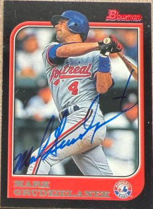 Mark Grudzielanek Signed 1997 Bowman Baseball Card - Montreal Expos #267