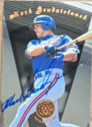Mark Grudzielanek Signed 1997 Pinnacle Certified Baseball Card - Montreal Expos #93