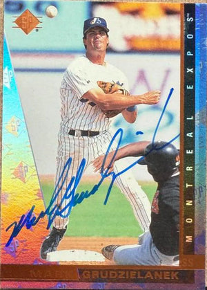 Mark Grudzielanek Signed 1997 SP Baseball Card - Montreal Expos #111