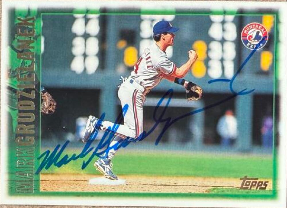 Mark Grudzielanek Signed 1997 Topps Baseball Card - Montreal Expos #260