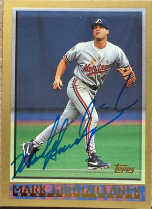 Mark Grudzielanek Signed 1998 Topps Baseball Card - Montreal Expos #112