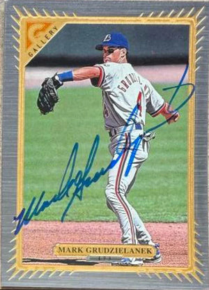 Mark Grudzielanek Signed 1997 Topps Gallery Baseball Card - Montreal Expos #173