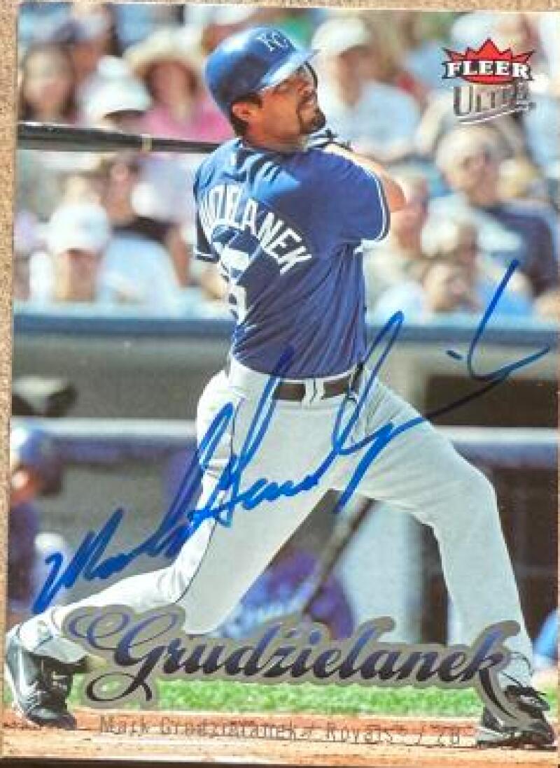 Mark Grudzielanek Signed 2007 Fleer Ultra Baseball Card - Kansas City Royals #83