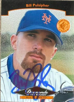 Bill Pulsipher Signed 1995 SP Championship Baseball Card - New York Mets