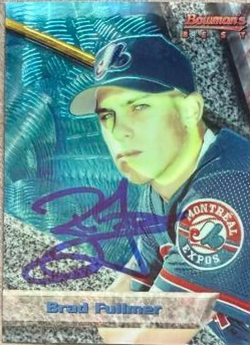Brad Fullmer Signed 1994 Bowman's Best Baseball Card - Montreal Expos #55 RC