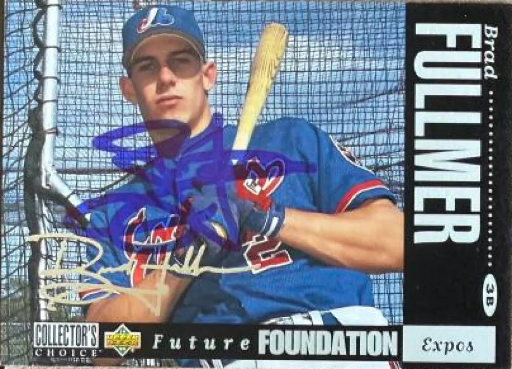 Brad Fullmer Signed 1994 Collector's Choice Silver Signature Baseball Card - Montreal Expos #643 Brad Fullmer FF