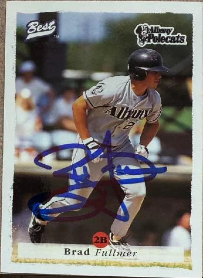 Brad Fullmer Signed 1995 Best Baseball Card - Montreal Expos #81