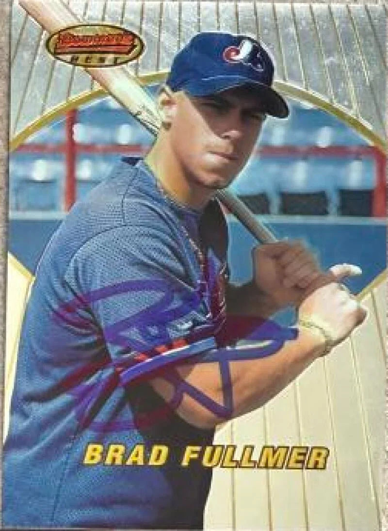 Brad Fullmer Signed 1996 Bowman's Best Baseball Card - Montreal Expos #143