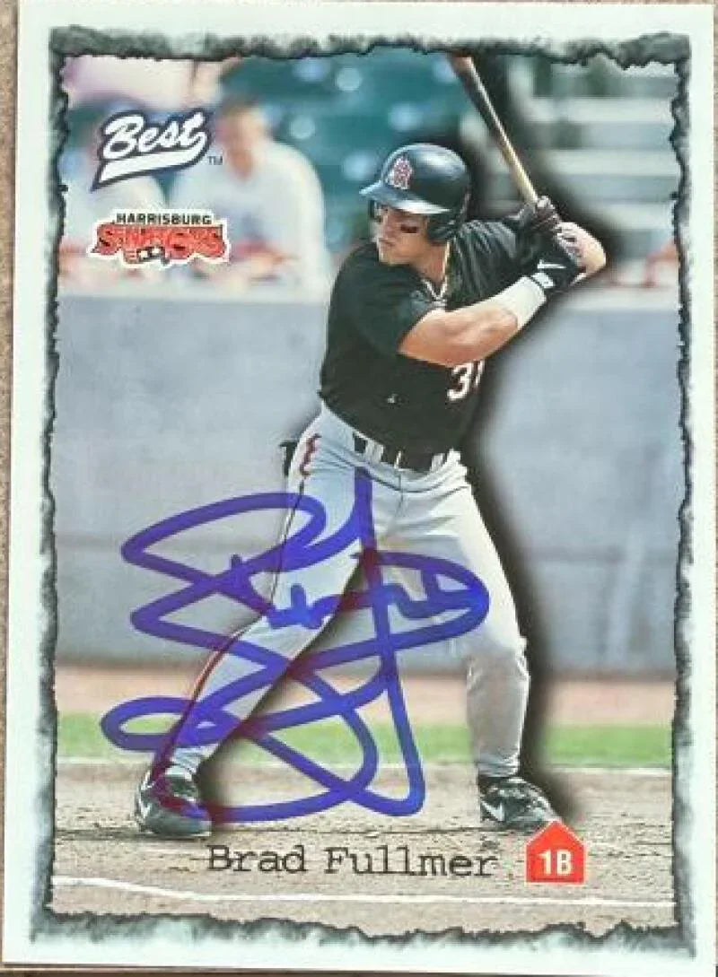 Brad Fullmer Signed 1997 Best Baseball Card - Montreal Expos #46