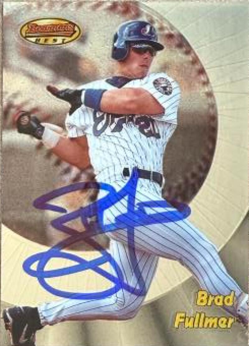 Brad Fullmer Signed 1998 Bowman's Best Baseball Card - Montreal Expos #112