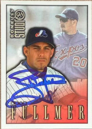 Brad Fullmer Signed 1998 Studio Baseball Card - Montreal Expos #100