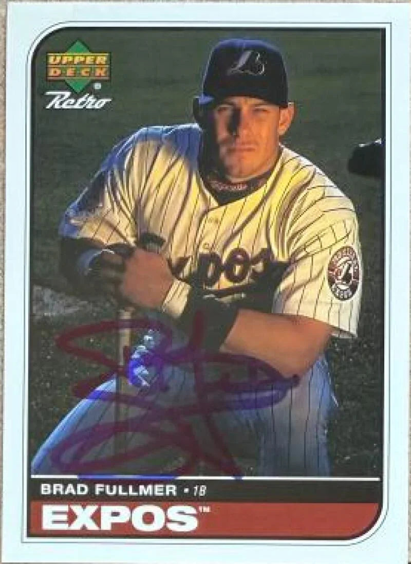 Brad Fullmer Signed 1998 Upper Deck Retro Baseball Card - Montreal Expos #59