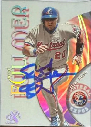 Brad Fullmer Signed 1999 SkyBox E-X Century Baseball Card - Montreal Expos #41