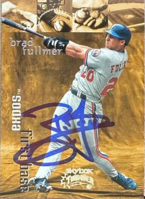 Brad Fullmer Signed 1999 SkyBox Thunder Baseball Card - Montreal Expos #228