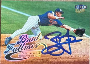 Brad Fullmer Signed 1999 Fleer Ultra Baseball Card - Montreal Expos #204