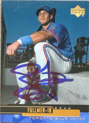 Brad Fullmer Signed 2000 Upper Deck Baseball Card - Montreal Expos #520