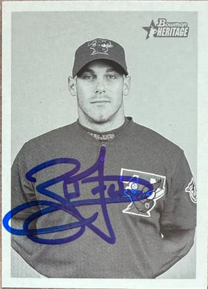 Brad Fullmer Signed 2001 Bowman Heritage Baseball Card - Toronto Blue Jays #164